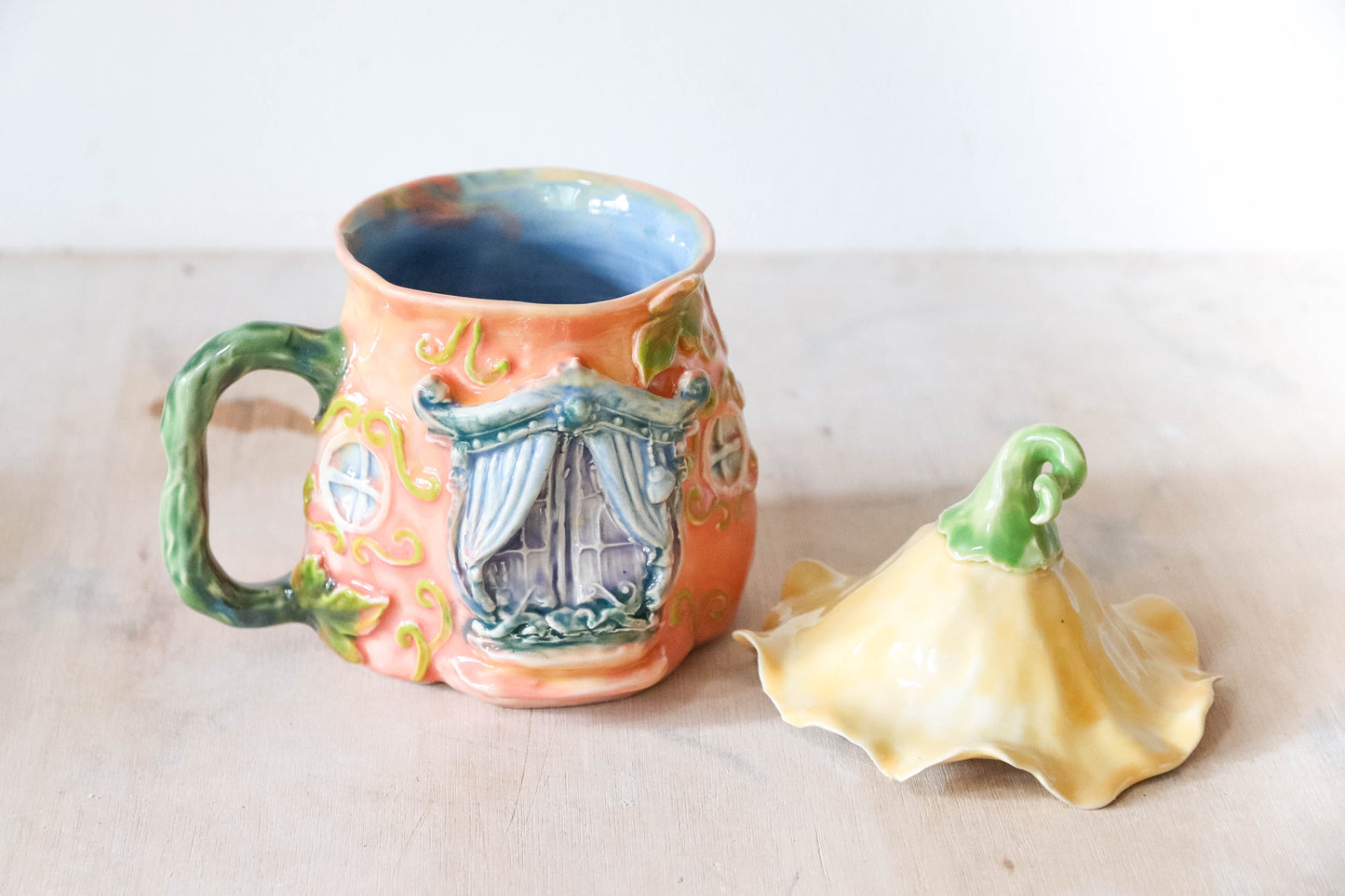 Cinderella Pumpkin Carriage Stoneware Mug