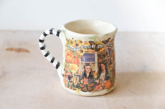 Gilmore Girls Stripe Tulip Mug