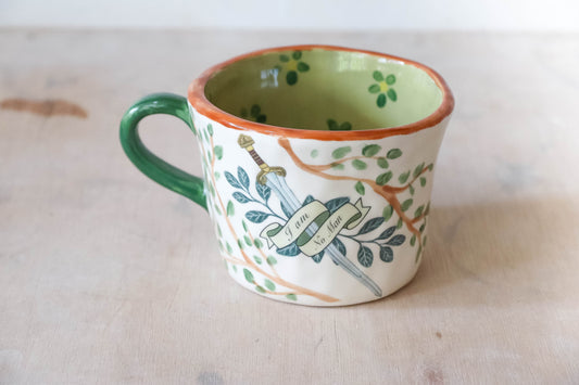 I Am No Man Ivy Mug