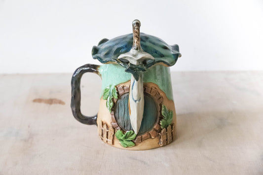 Hobbit Sword Stoneware Pot