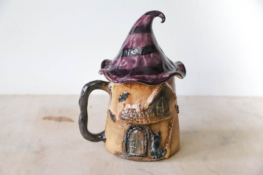 Old Witch House Stoneware Pot