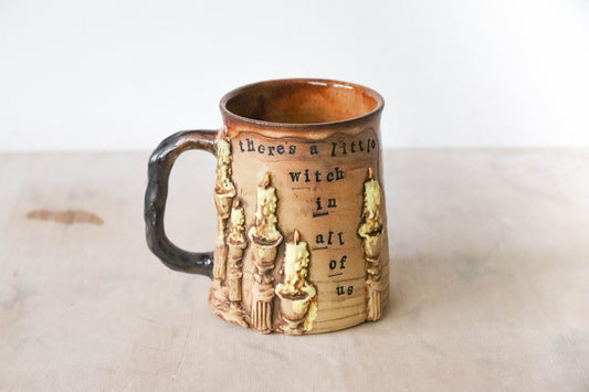 Little Witch Stoneware Pot