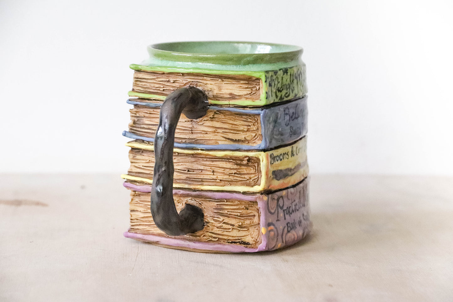 Practical Magic Books Stoneware Pot
