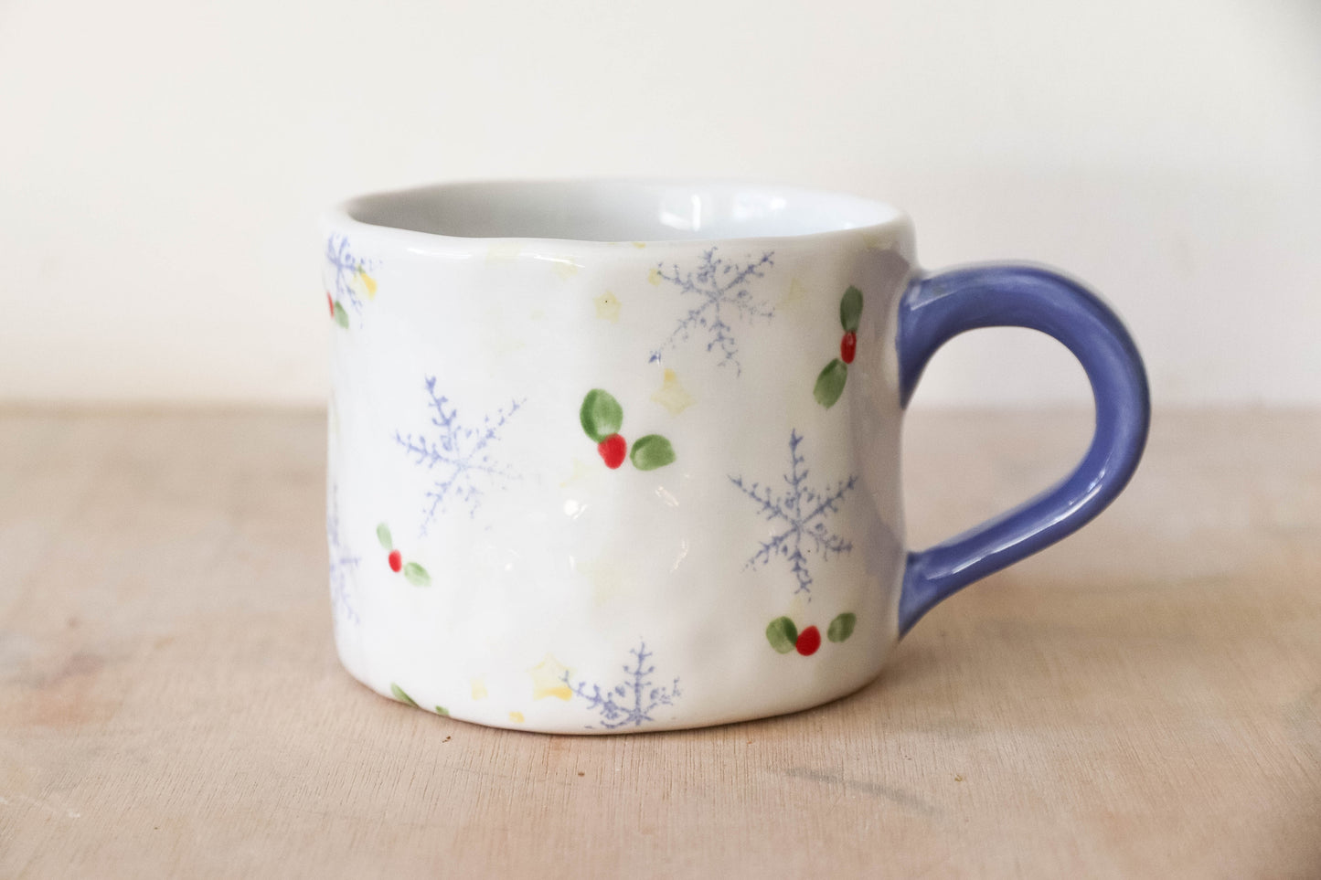Blue Christmas Fairy Mug Large