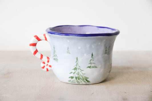 Peekaboo Penguin Winter Mug