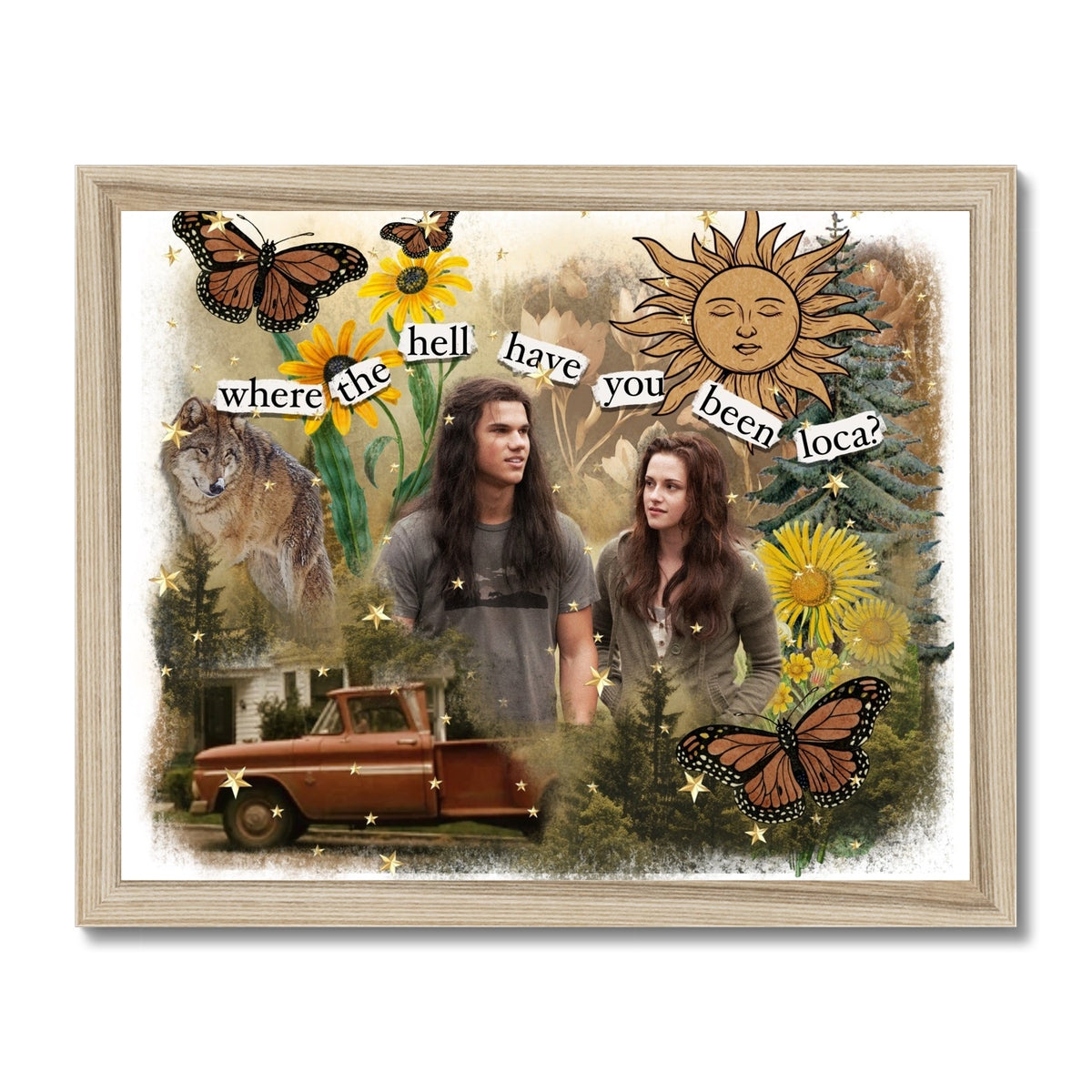 Loca Framed Print