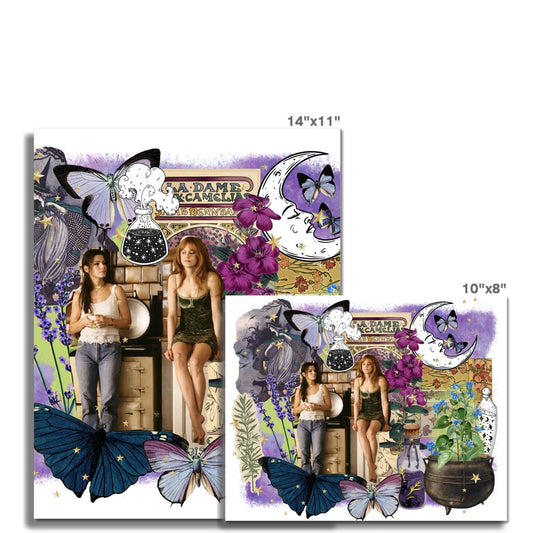 Purple sisters Rolled Eco Canvas