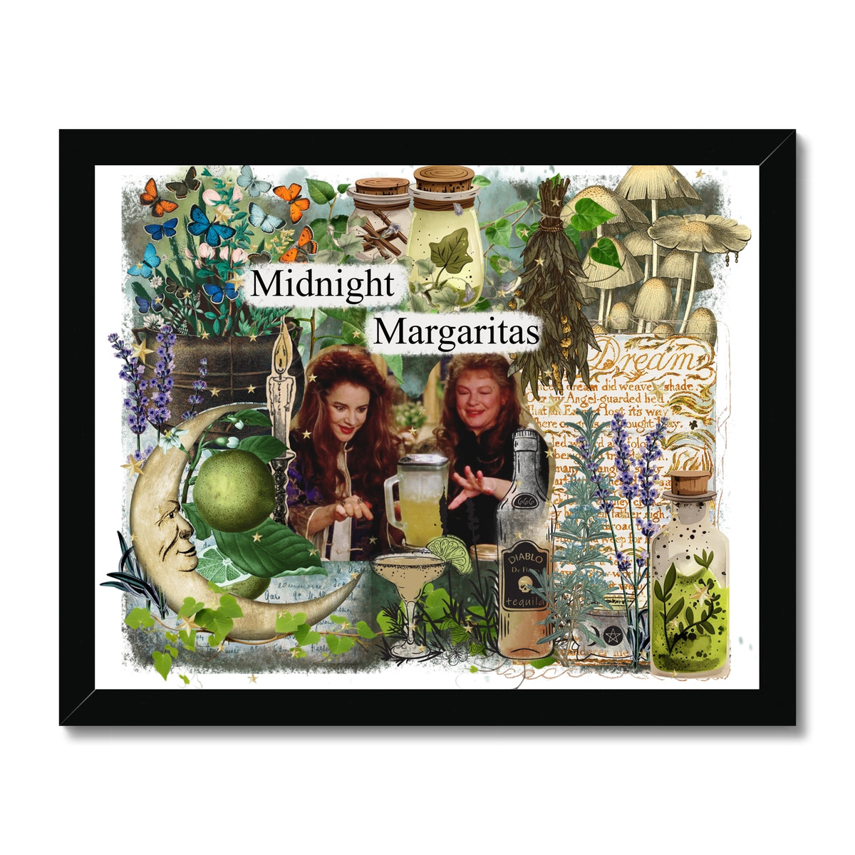 Midnight Margaritas  Framed Print