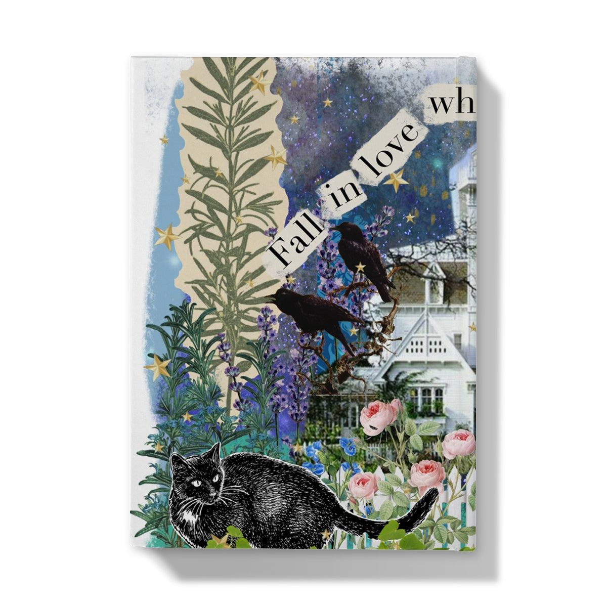 Fall in love house  Hardback Journal