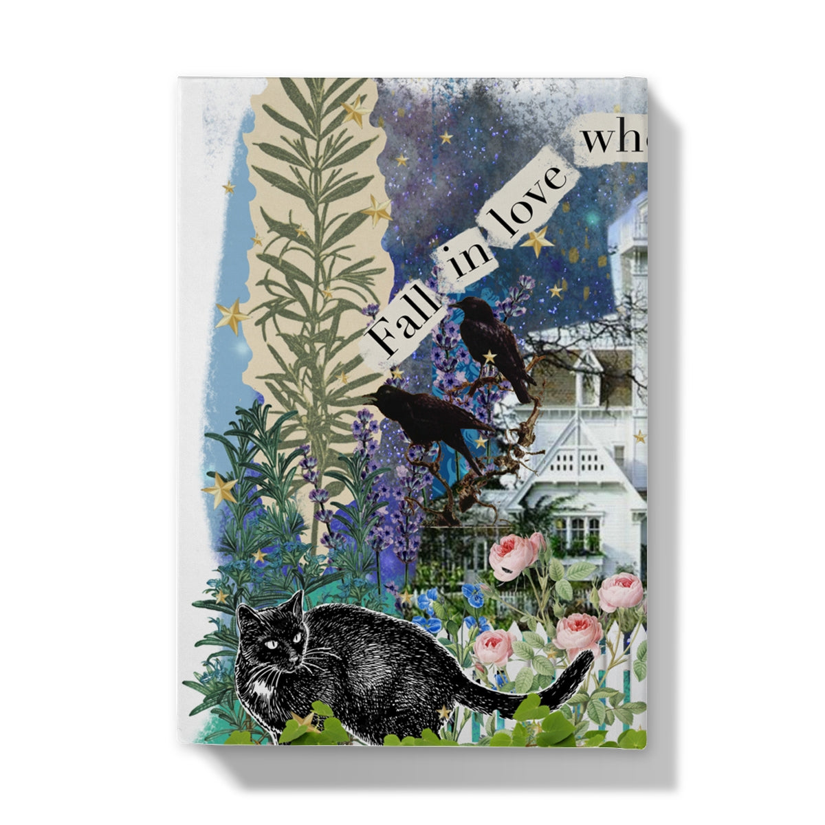 Fall in love house  Hardback Journal