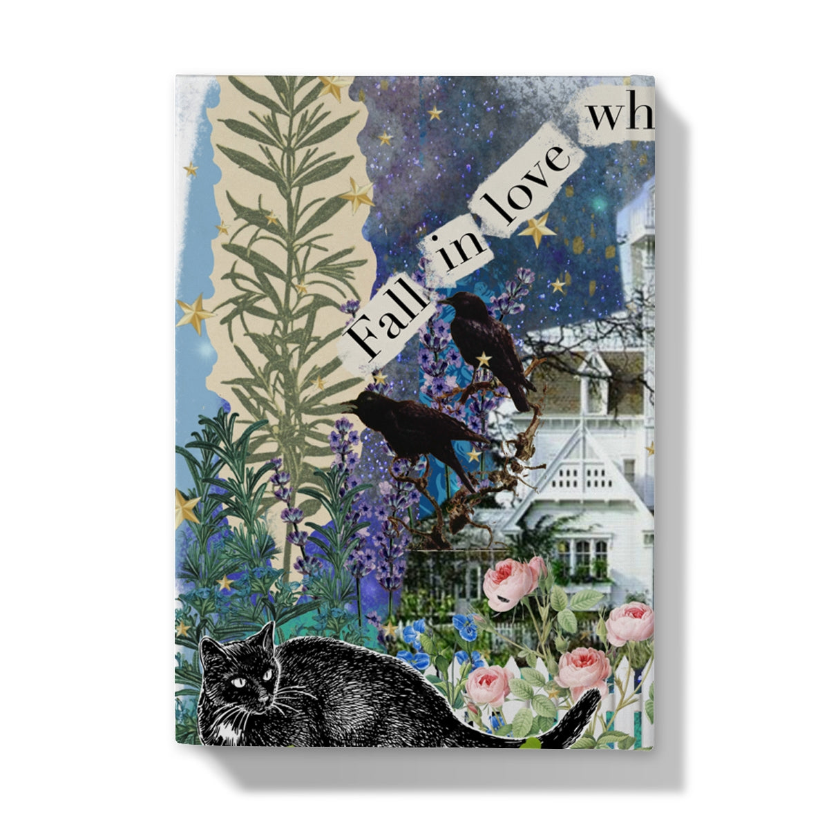 Fall in love house  Hardback Journal