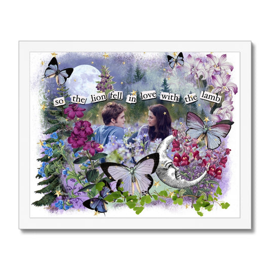 Lion and Lamb Framed Print