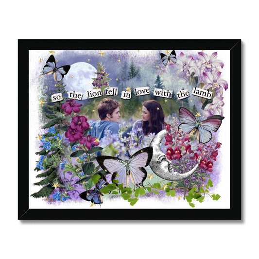 Lion and Lamb Framed Print