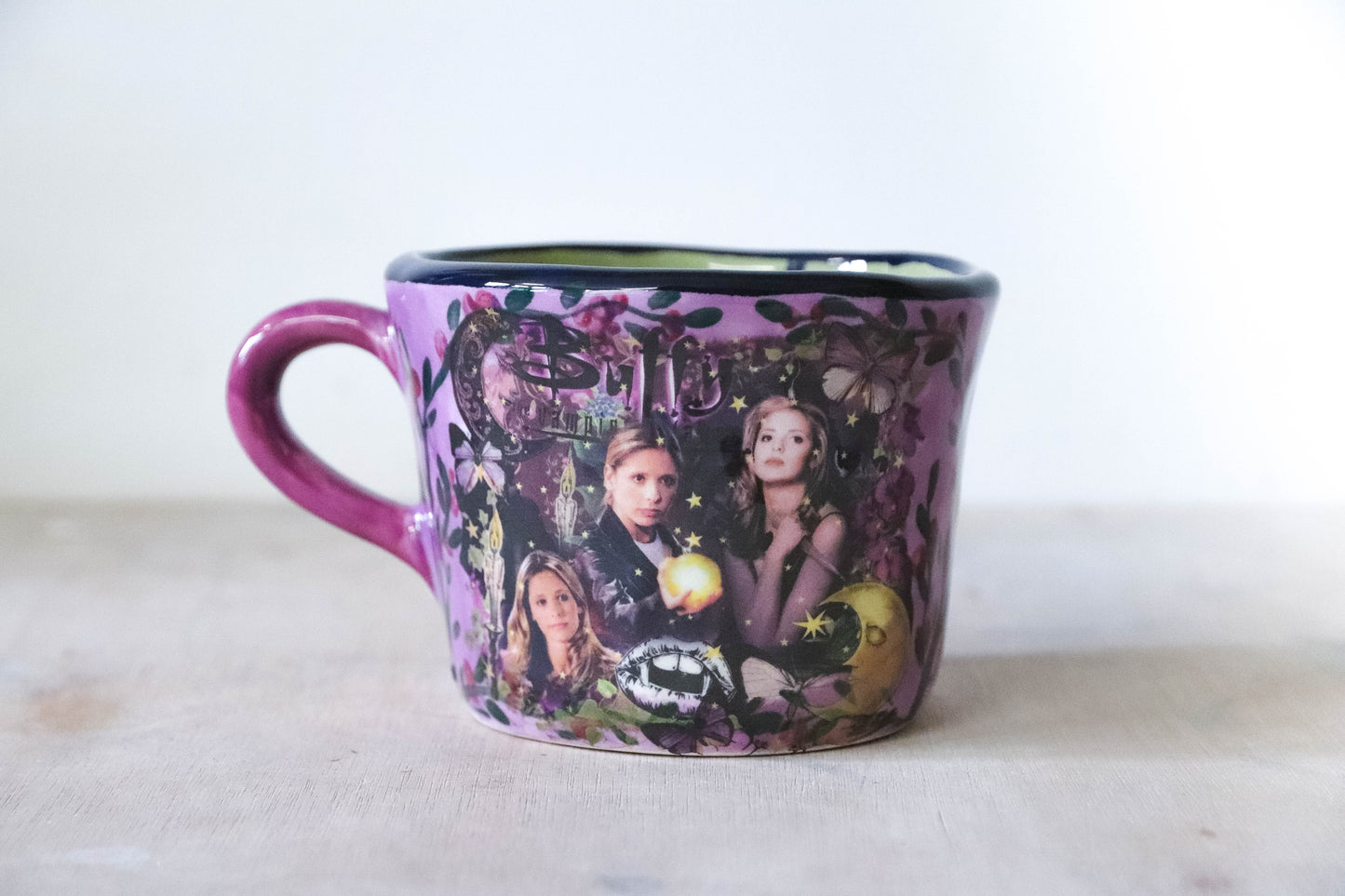 Buffy Floral Bat Mug