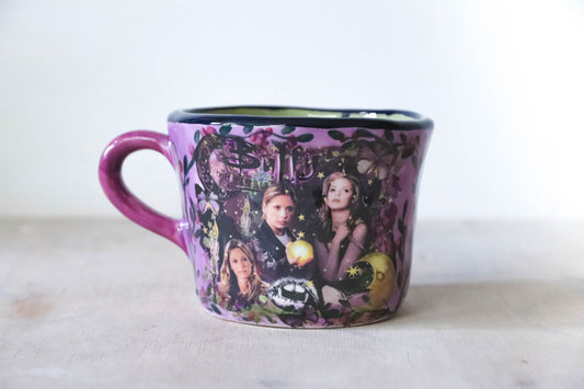 Buffy Floral Bat Mug