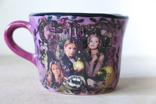 Buffy Floral Bat Mug