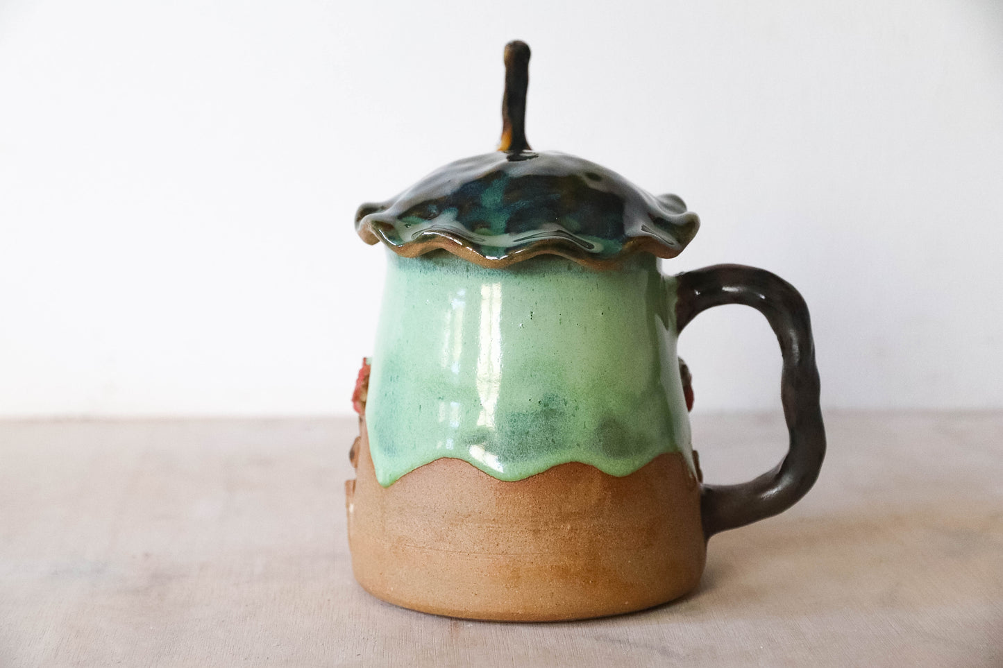 Rose Garden Hobbit House Stoneware Mug