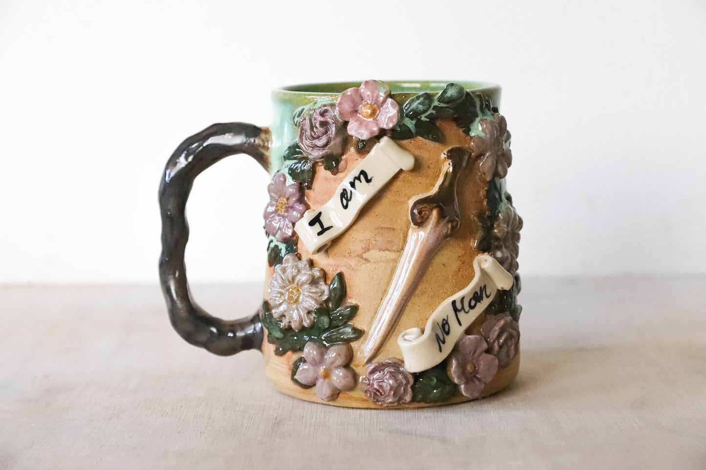 I am No Man Stoneware Mug