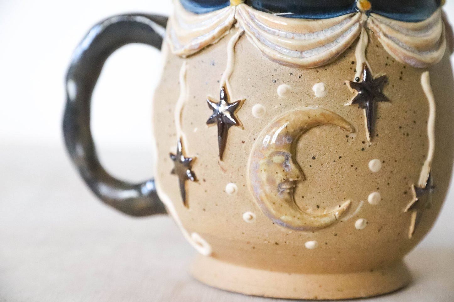 Whimsigoth Moon Small Stoneware Mug