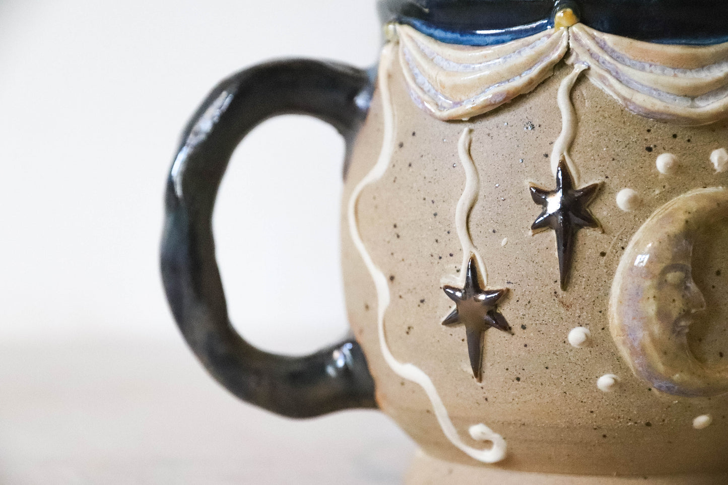 Whimsigoth Moon Small Stoneware Mug