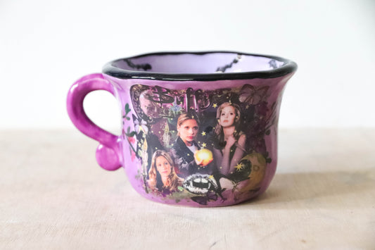 Lavender Purple Buffy Mug