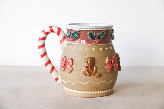Christmas Teddy Bears Stoneware Mug
