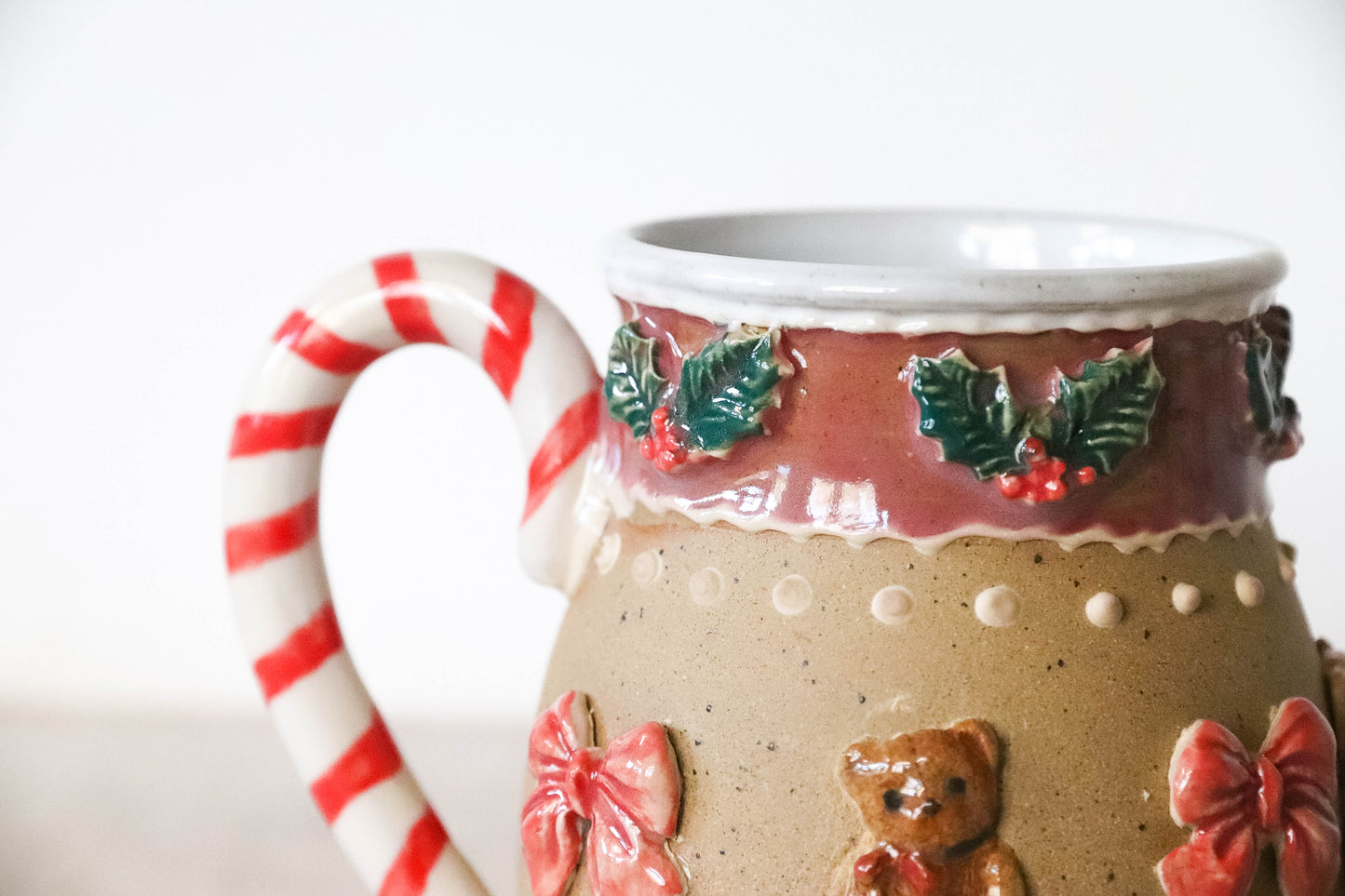 Christmas Teddy Bears Stoneware Mug