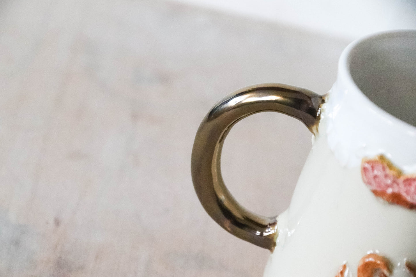 Pink Carousel Medium Stoneware Mug