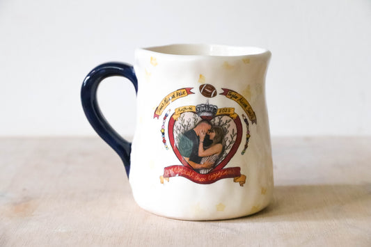 Navy Royal Engagement Tulip Mug