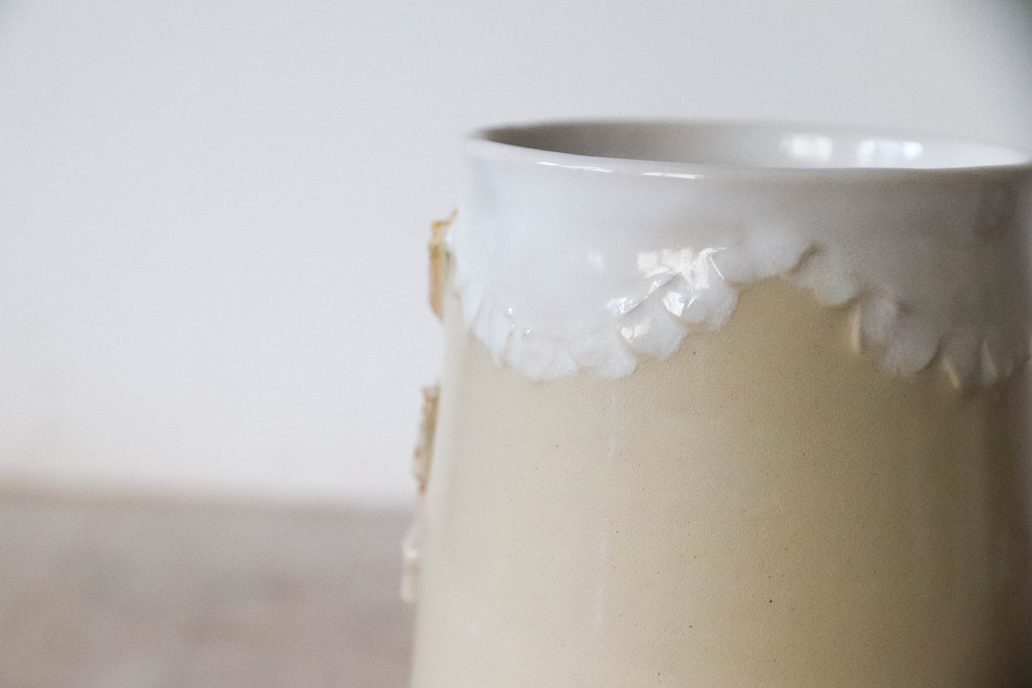 Pink Carousel Medium Stoneware Mug