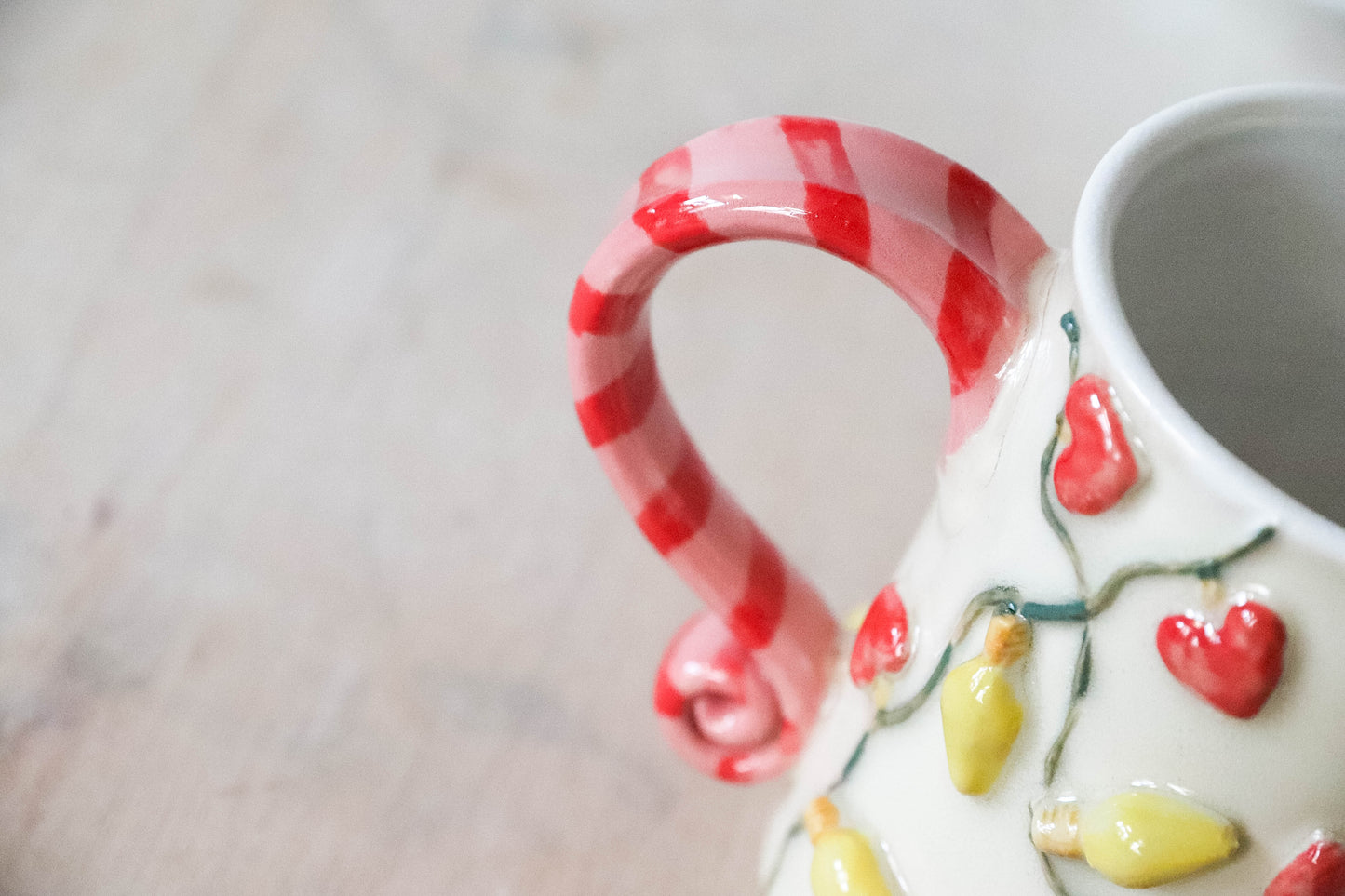 Valentines Lights Stoneware Mug