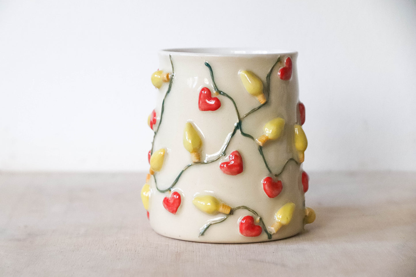 Valentines Lights Stoneware Mug