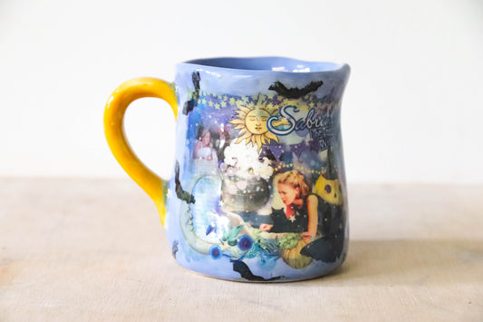 Blue Sabrina Tulip Mug