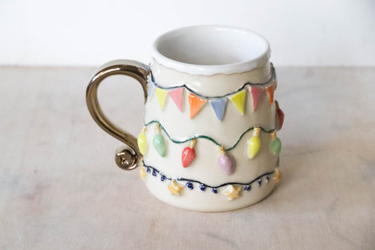 Carnival Lights Stoneware Mug