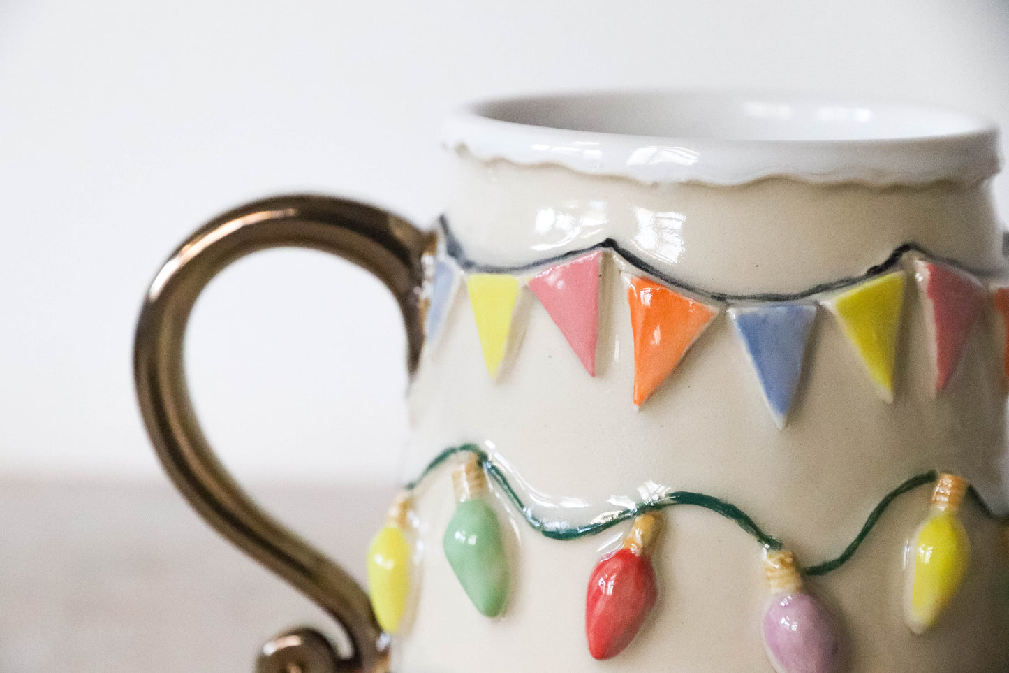 Carnival Lights Stoneware Mug