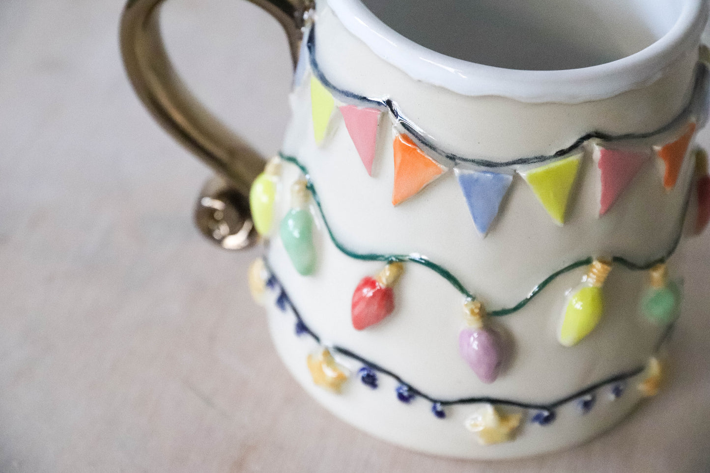 Carnival Lights Stoneware Mug