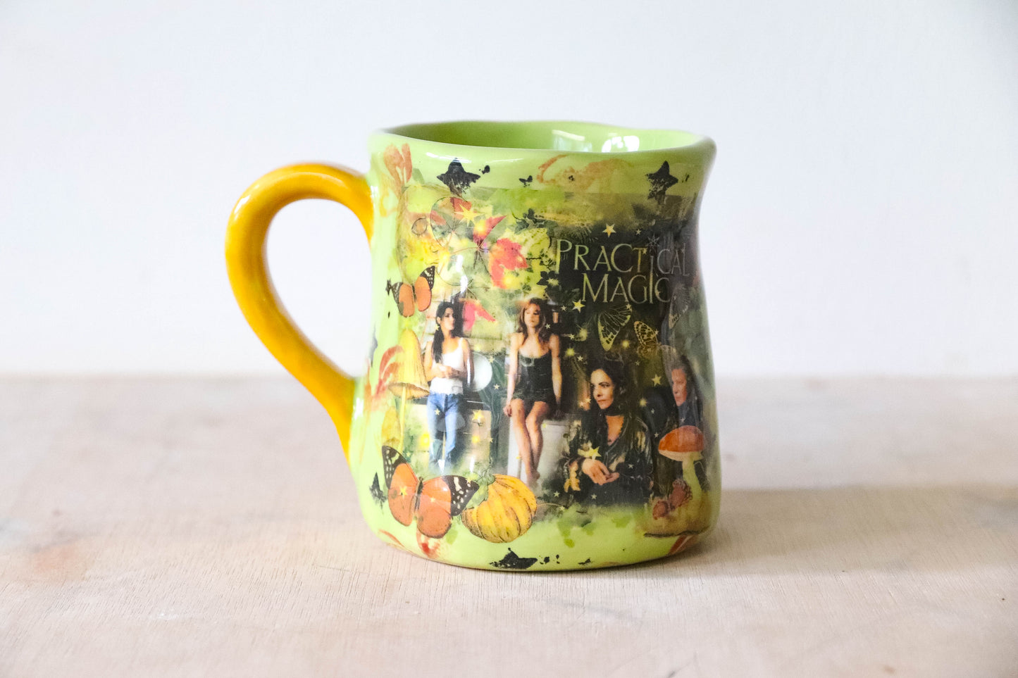 Green Practical Magic Tulip Mug