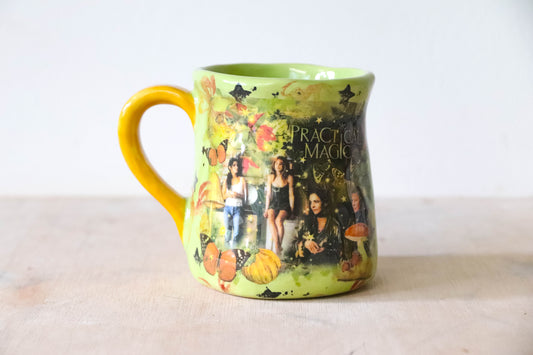 Green Practical Magic Tulip Mug