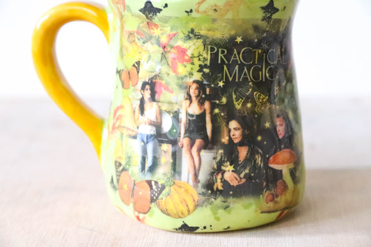 Green Practical Magic Tulip Mug