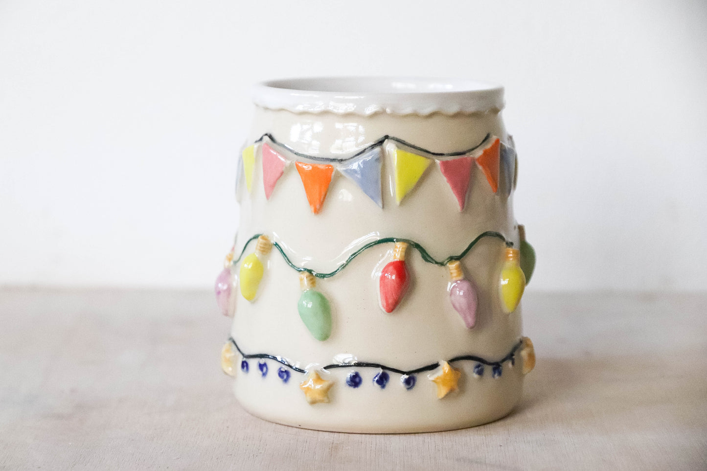 Carnival Lights Stoneware Mug