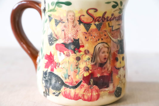 Cream Halloween Sabrina Tulip Mug