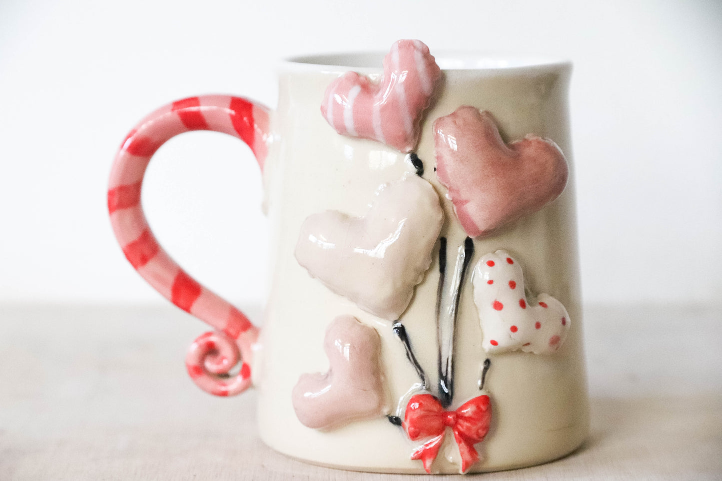 Valentines Balloons Stoneware Mug