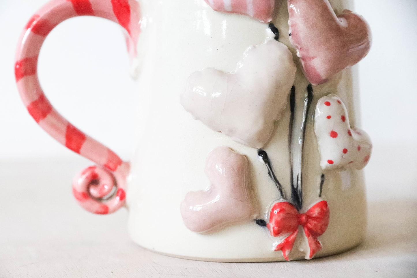 Valentines Balloons Stoneware Mug