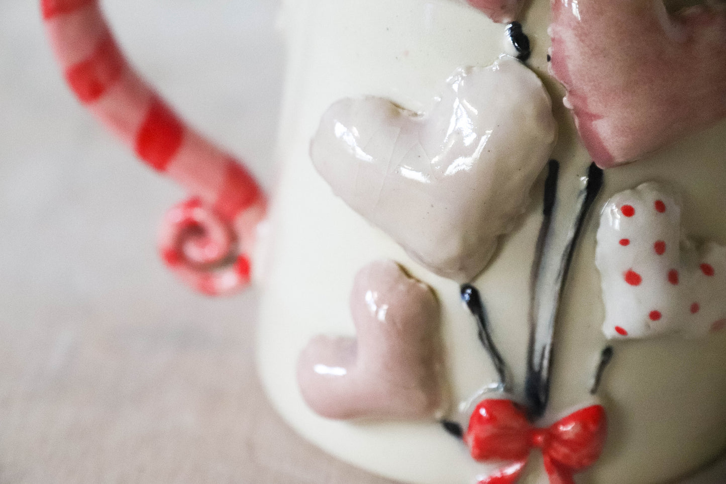Valentines Balloons Stoneware Mug