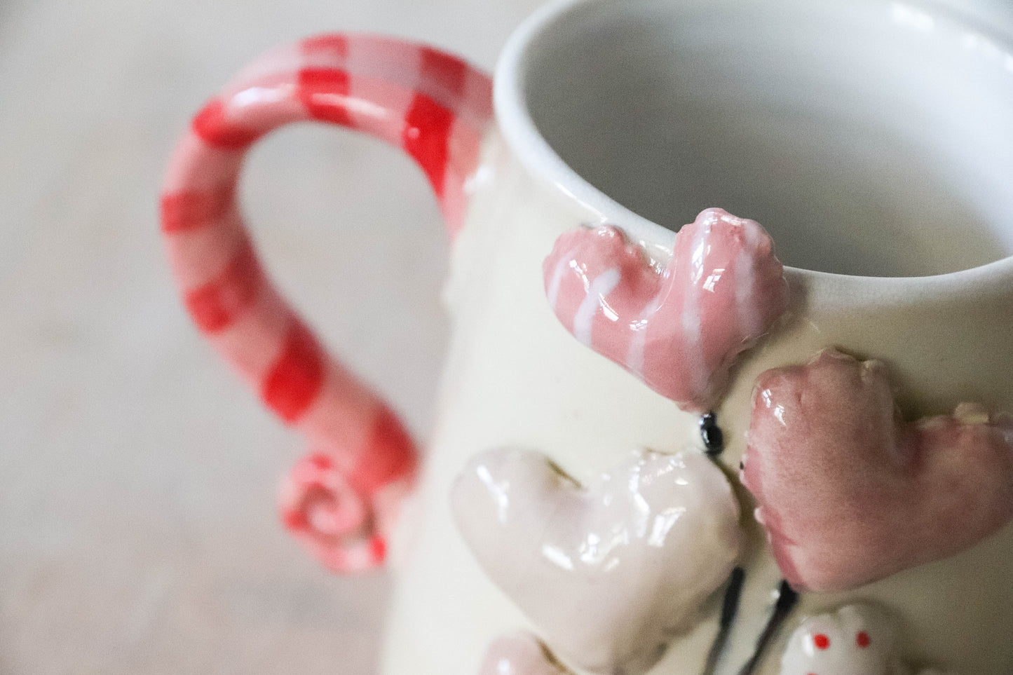 Valentines Balloons Stoneware Mug