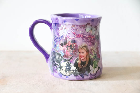 Dark Purple Sabrina Tulip Mug