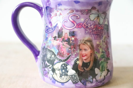 Dark Purple Sabrina Tulip Mug
