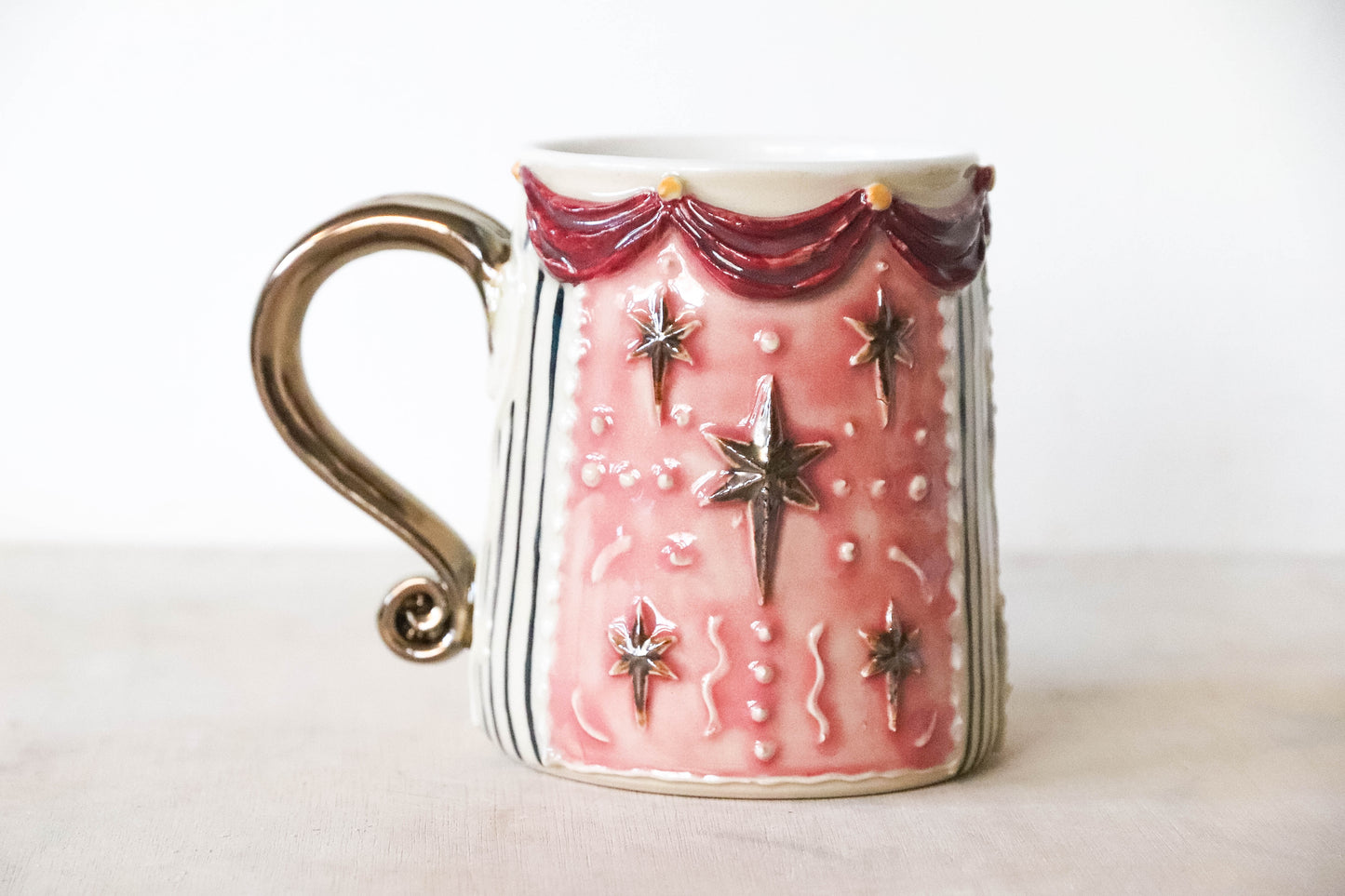 Carnival Curtains Ballerina Stoneware Mug