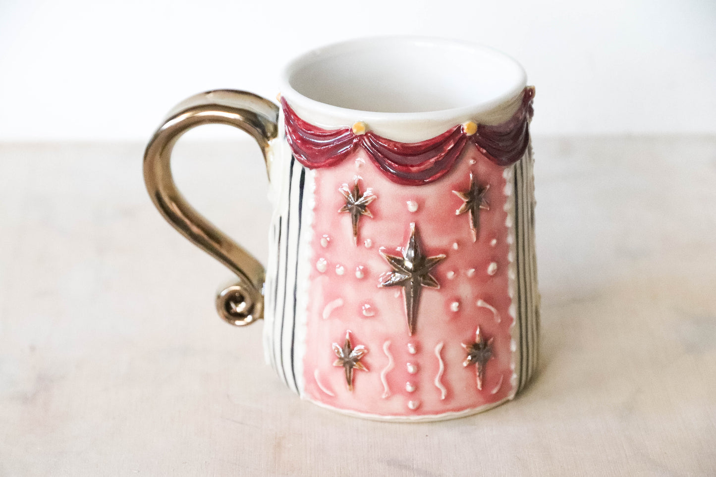 Carnival Curtains Ballerina Stoneware Mug