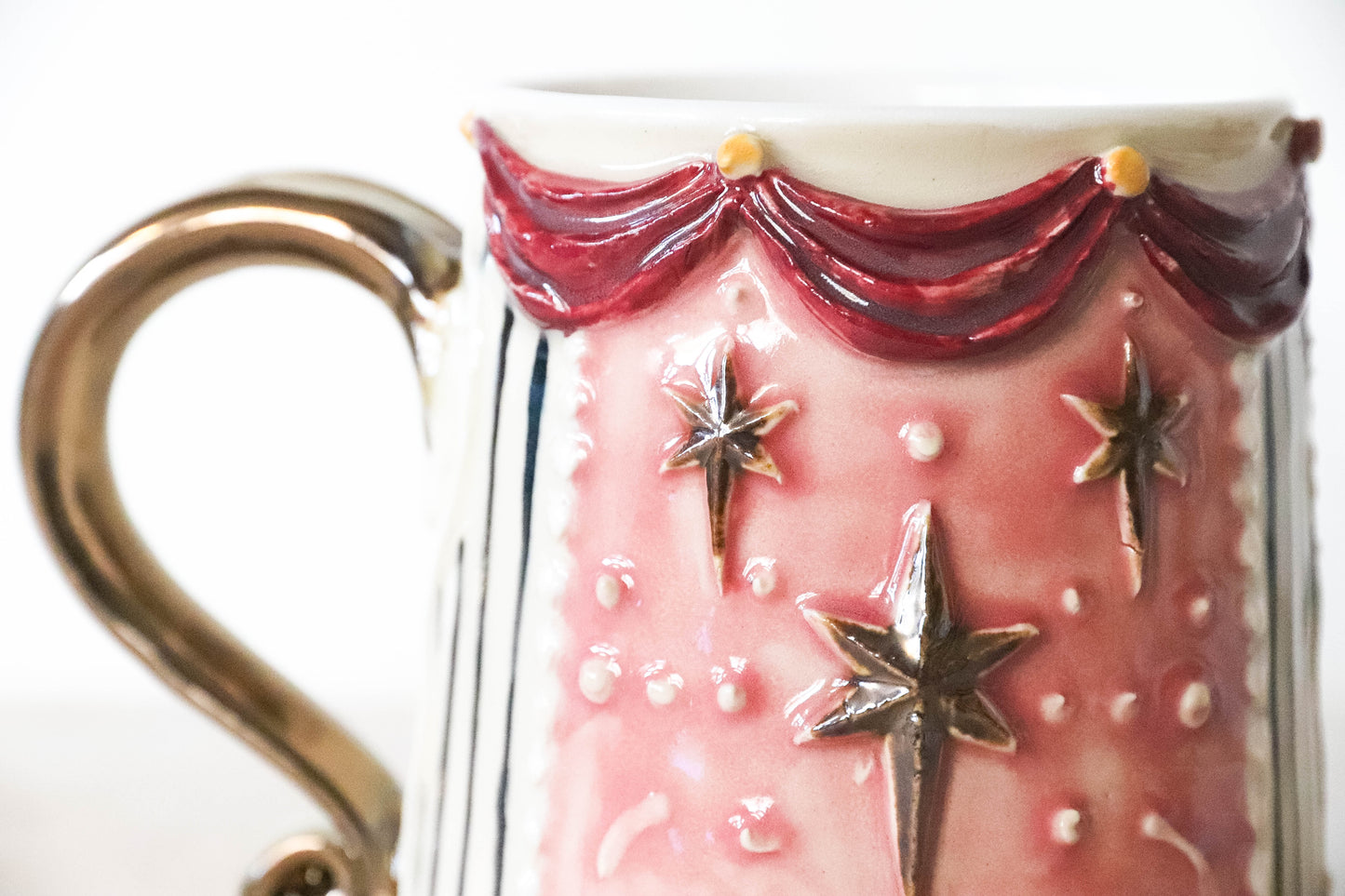 Carnival Curtains Ballerina Stoneware Mug